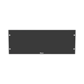 Tapa Ciega Para Rack Estándar de 19in, Plano, de Acero, 4UR, Color Negro